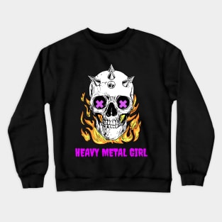 Heavy Metal - Metal Girl Crewneck Sweatshirt